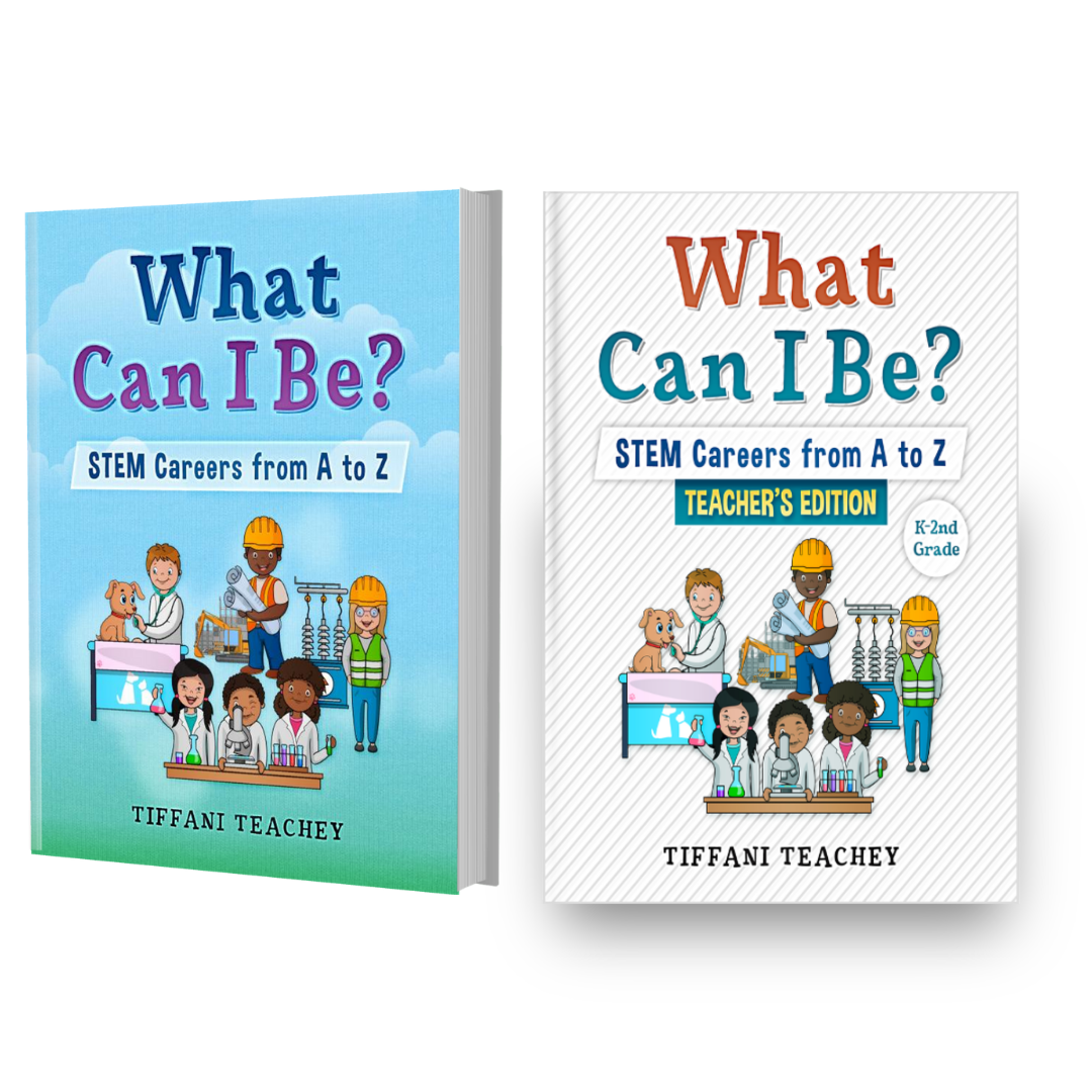 What Can I Be? STEM Careers from A to Z Bundle - 2 in 1 (Book + Teacher's Guide)