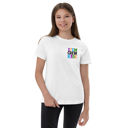 STEM Crew Kids Youth T-shirt on pocket (Color)