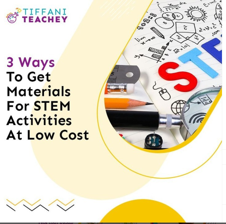 3 Ways To Get Materials For STEM Activities.