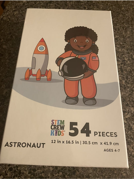 STEM Crew Kids Large Astronaut Girl Puzzle