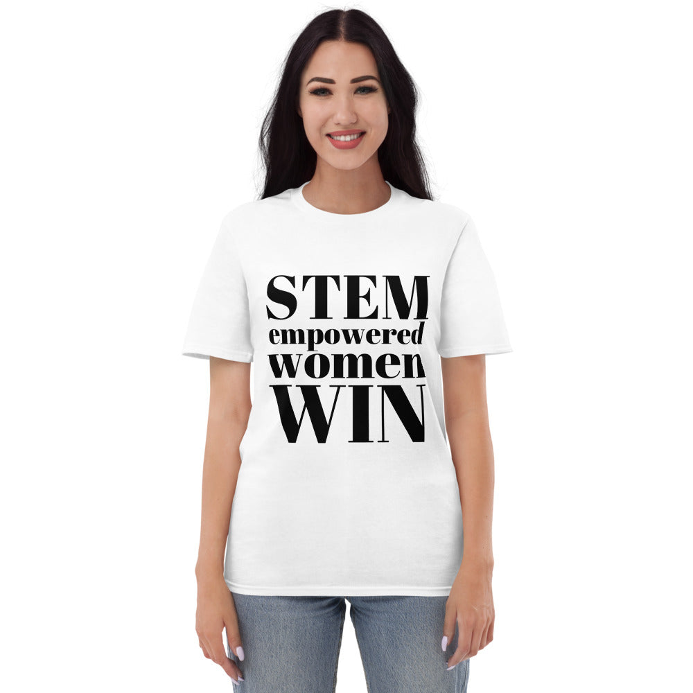 STEM EMPOWERED WOMEN WIN UNISEX SHORT-SLEEVE T-SHIRT