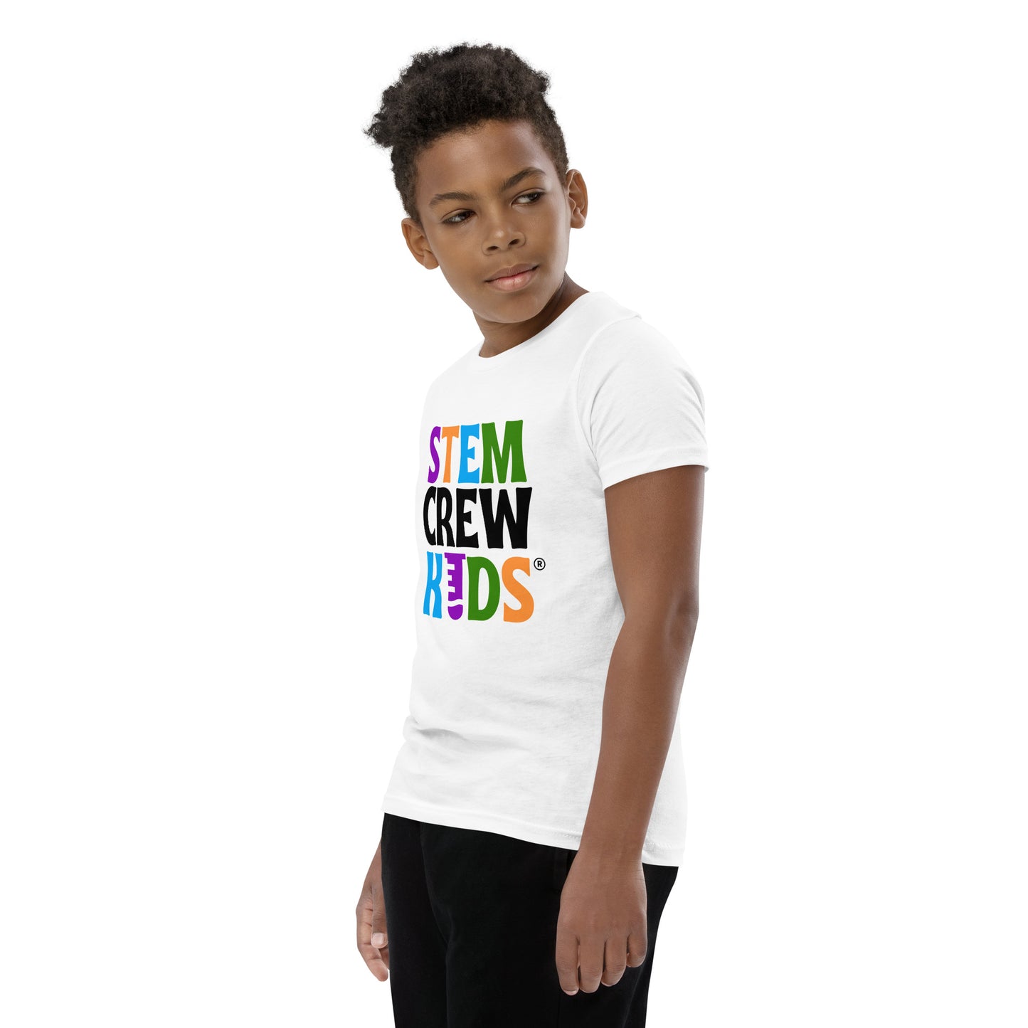 STEM Crew Kids Youth Short Sleeve T-Shirt (Colorful)